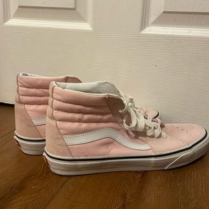 Light pink hightop vans
